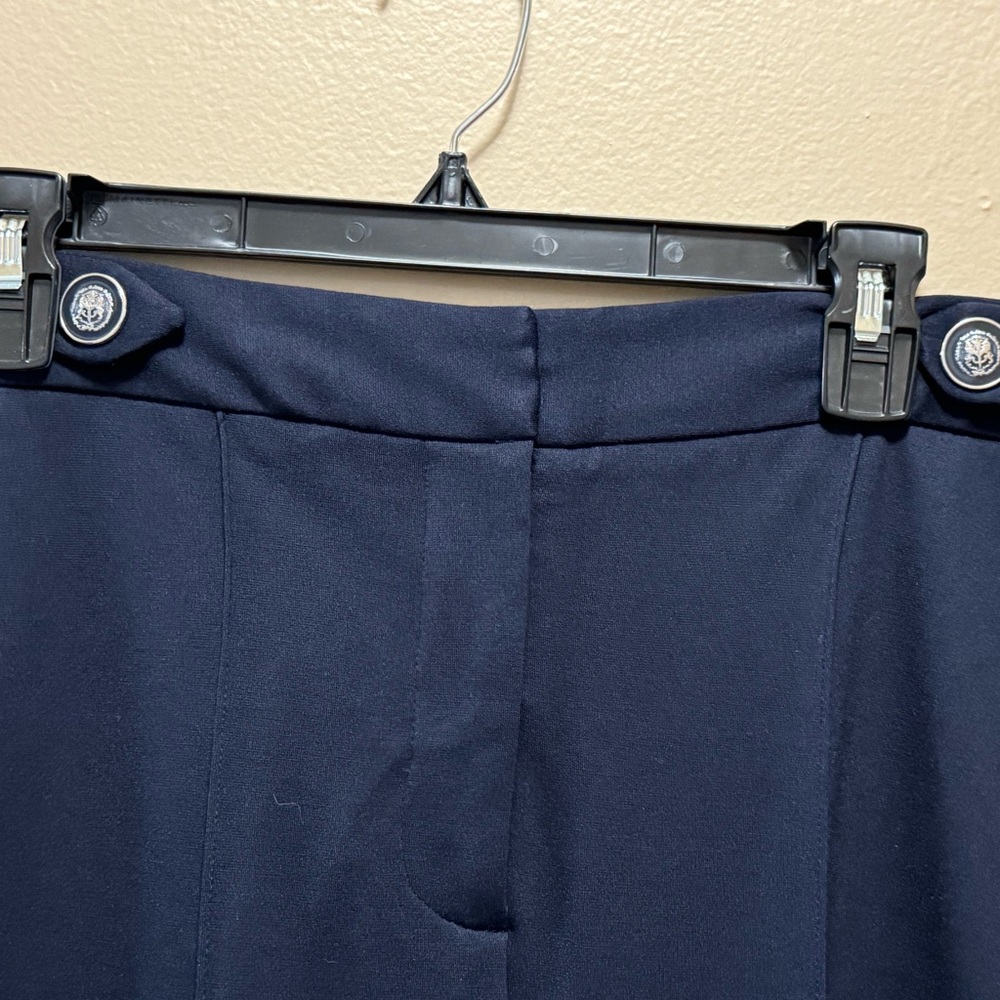 Pair of navy blue slacks